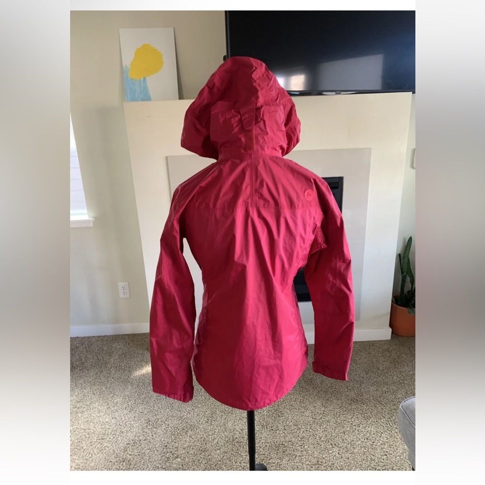 Marmot Hooded Jacket Full Zip Long Sleeve Women's Small Outdoor Nylon Packable - Picture 3 of 13